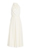 Exclusive Nathalie Draped Crepe Maxi Dress