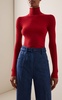 Peppe Ribbed-Knit Cashmere-Silk Turtleneck Sweater