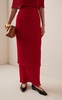 Ariana Pleated Knit Maxi Skirt