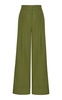 Hablale De Ti Pleated Linen Wide-Leg Pants