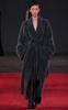 Barring Plush Wool-Blend Robe Coat