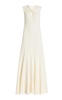 Phoebe Gathered Stretch-Crepe Maxi Dress