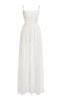 Embroidered Tulle Maxi Dress