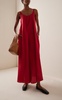 Exclusive Yoko Sleeveless Cotton Maxi Dress