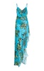 Exclusive Printed Silk Midi Dress