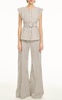 High-Rise Cotton-Blend Wide-Leg Pants