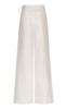 Frente Al Sol Pleated Linen Wide-Leg Pants