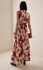 Penny Printed Silk Maxi Dress