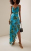 Exclusive Printed Silk Midi Dress