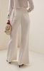 High-Rise Crepe Straight-Leg Pants