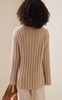 Ribbed-Knit Stretch-Wool Sweater