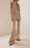 Rhein Wool Crepe Wide-Leg Pants