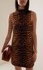 Tay Animal-Print Cotton Mini Dress