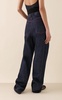 Knit-Band Stretch High-Rise Straight-Leg Jeans