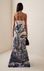 Meu Sol Printed Linen-Blend Maxi Dress