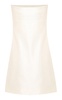 Mallory Embroidered Satin Mini Dress