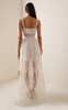 Embroidered Tulle Maxi Dress