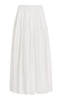 Femke Pleated Cotton-Silk Maxi Skirt