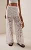 Lovina Broderie Anglaise Wide-Leg Pants