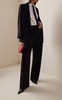 Stretch-Wool Wide-Leg Pants