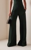 Stretch-Wool Straight-Leg Pants