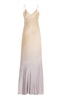 Exclusive Gradient Silk Slip Gown