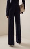 Pleasurable Effects Knit Lurex Wide-Leg Pants