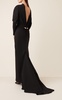 Jewel-Embellished Taffeta Maxi Dress