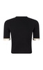 Paillette-Trimmed Jersey Top