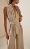 Nansi Metallic-Tweed Jumpsuit