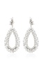 Classic 18K White Gold Diamond Earrings