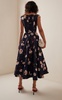 Off-The-Shoulder Floral Faille Dress