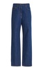 Borjis Selvedge High-Rise Straight-Leg Jeans