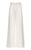 Frente Al Sol Pleated Linen Wide-Leg Pants