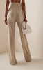 Pleated Wool-Blend Wide-Leg Pants