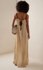 Tarragona Crinkled Silk Maxi Dress