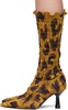 Black & Tan Lucienne Boots