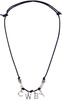 Navy 'CWBY' Western Necklace