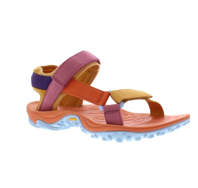 women's kahuna web hiking sandals in apricot orange