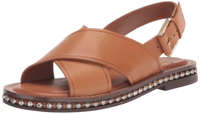 Vince Camuto Women's Ceemilo Buckle Strap Sandal Flat