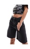 Cotton On super baggy denim longline shorts in graphite