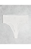 Mamalicious Maternity 2 pack high waisted thong in white and sage green