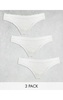 Lindex So U Dana 3-pack lace thong in white