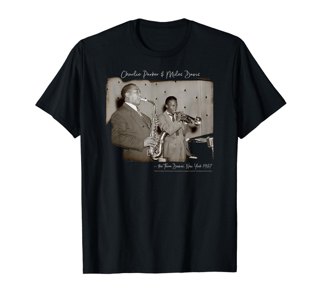 Charlie Parker and Miles Davis The Three Dances T-Shirt