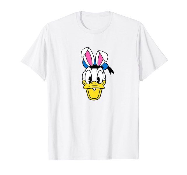 Amazon Essentials Disney Donald Duck Spring Easter Bunny Ears T-Shirt