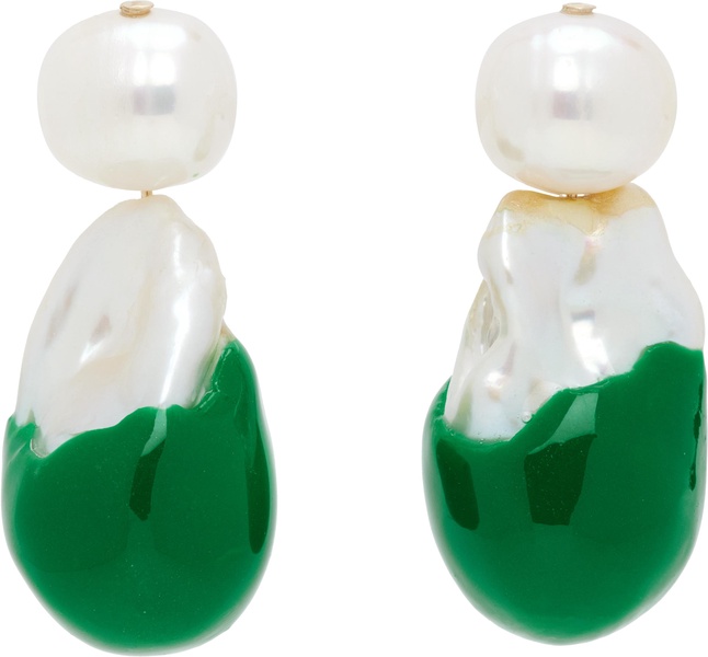 Green Corey Earrings