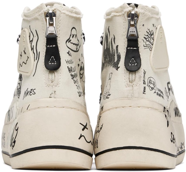 SSENSE Exclusive Off-White Double Grommet Kurt Sneakers