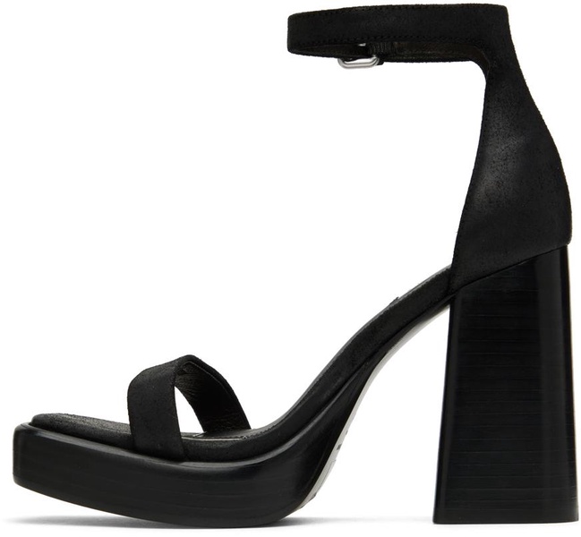 Black Matrix Heeled Sandals