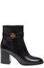 Tory Burch T Lock Heeled Ankle Boots