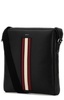 Bally Mythos Logo Lettering Striped Messenger Bag